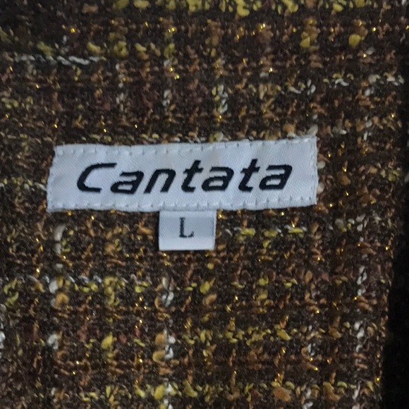 Vintage Cantata fitted jacket 1 button closure lined - Picture 13 of 15